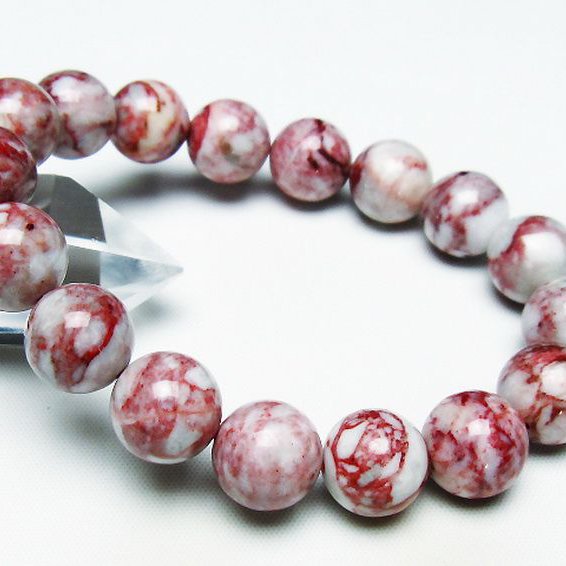 シナバークォーツ　賢者の石 ブレスレット 13mm [T34-13068]