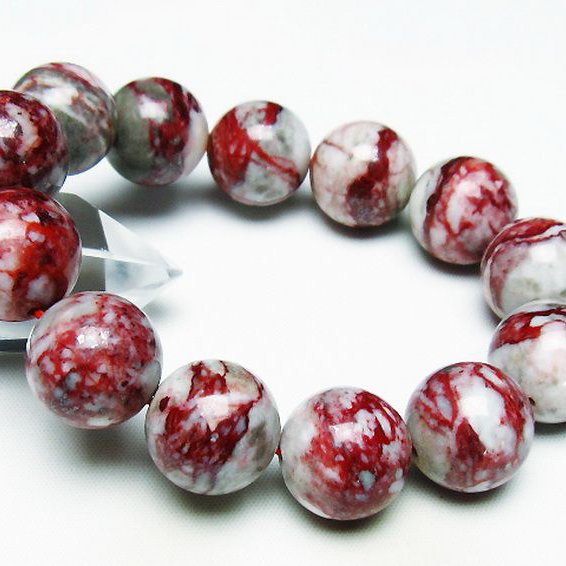 シナバークォーツ 賢者の石 ブレスレット 17mm [t34-13093]