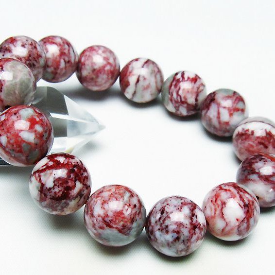 シナバークォーツ　賢者の石 ブレスレット 15mm [T34-13117]