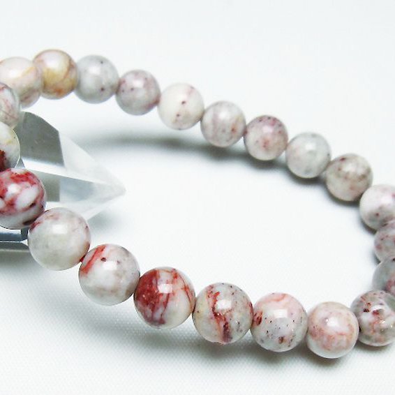 シナバークォーツ　賢者の石 ブレスレット 8mm [t34-13204]