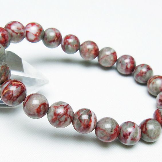 シナバークォーツ　賢者の石 ブレスレット 9mm [t34-13246]