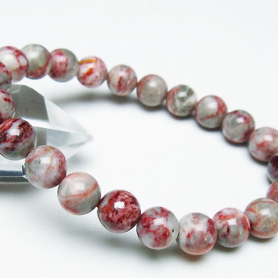 シナバークォーツ　賢者の石 ブレスレット 9mm [t34-13250]