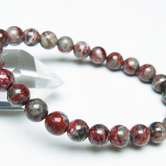 シナバークォーツ　賢者の石 ブレスレット 8mm [t34-13255]