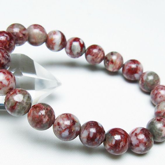 シナバークォーツ　賢者の石 ブレスレット 10mm [t34-13260]