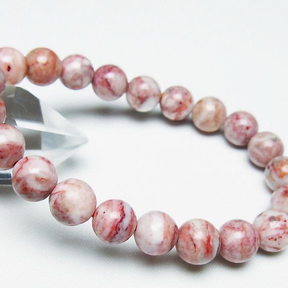 シナバークォーツ　賢者の石 ブレスレット 9mm [t34-13275]