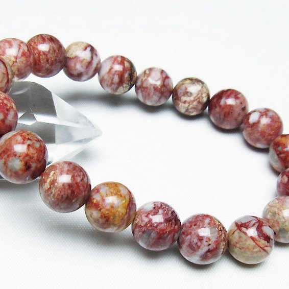 シナバークォーツ　賢者の石 ブレスレット 10mm [t34-13310]