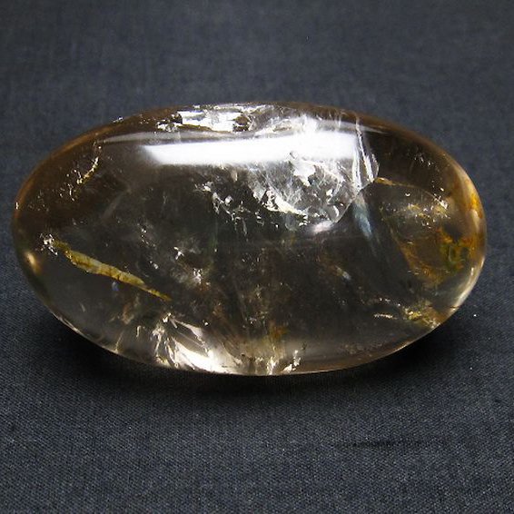 虹入り ライトニング水晶 原石 [t344-2471]