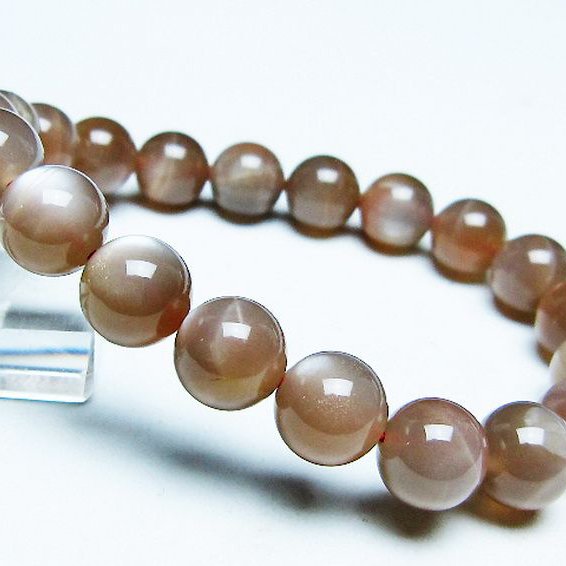 オレンジムーンストーン ブレスレット 10mm [t347-5663]