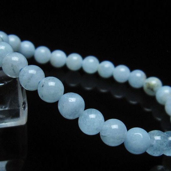 アクアマリン ブレスレット 6mm [T35-20014]