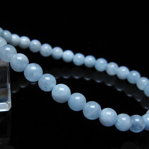 アクアマリン ブレスレット 5mm [t35-20262]