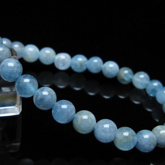 アクアマリン ブレスレット 6mm [t35-20298]
