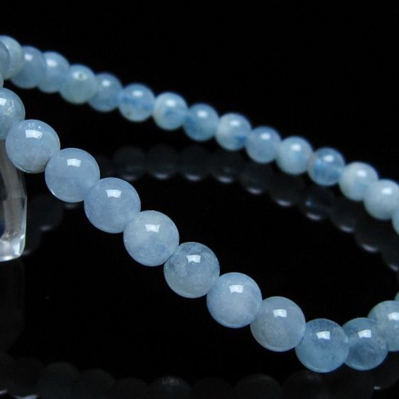 アクアマリン ブレスレット 6mm [T35-20311]
