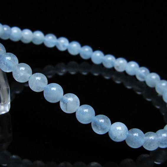 アクアマリンブレスレット5mm