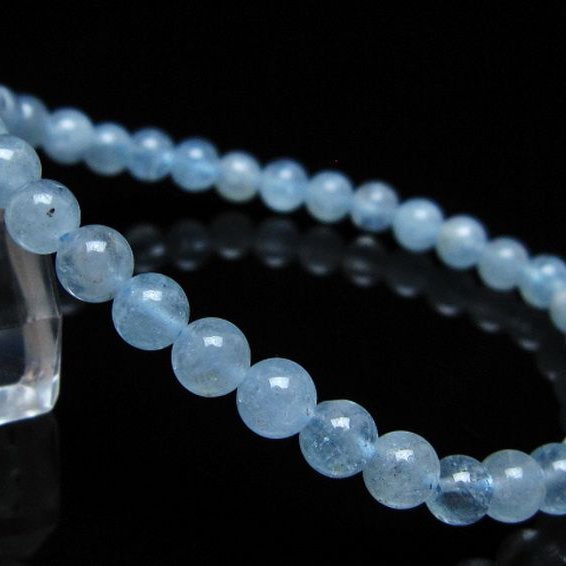 アクアマリン ブレスレット 5mm [t35-20343]