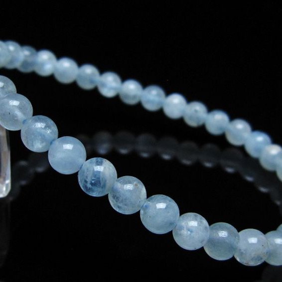 アクアマリン ブレスレット 5mm [T35-20356]