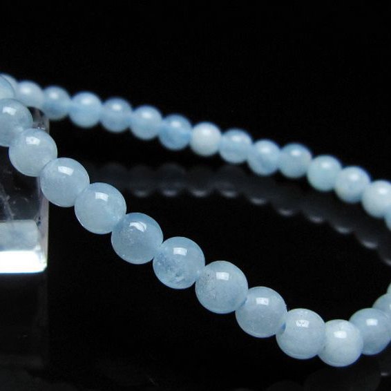 アクアマリン ブレスレット 5mm [t35-20701]