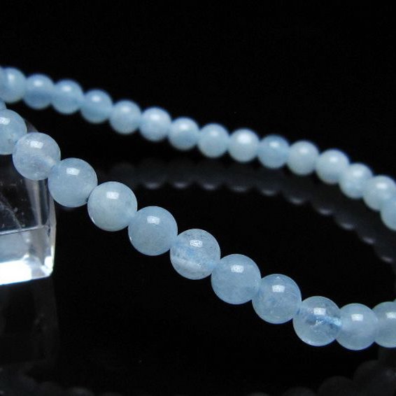 アクアマリン ブレスレット 5mm [t35-20707]