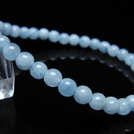 アクアマリン ブレスレット 5mm [t35-20708]