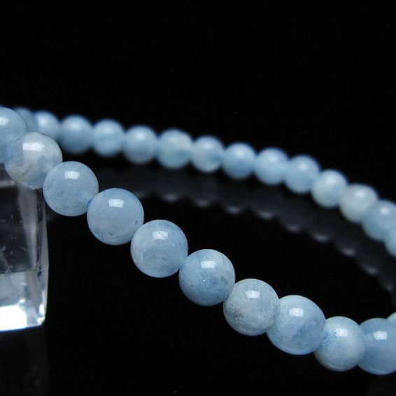 アクアマリン ブレスレット 5mm [t35-20709]