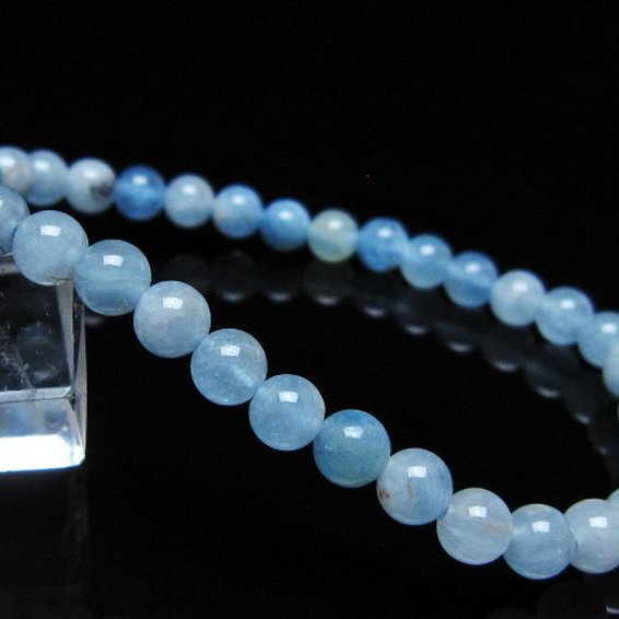 アクアマリン ブレスレット 5mm [t35-20731]