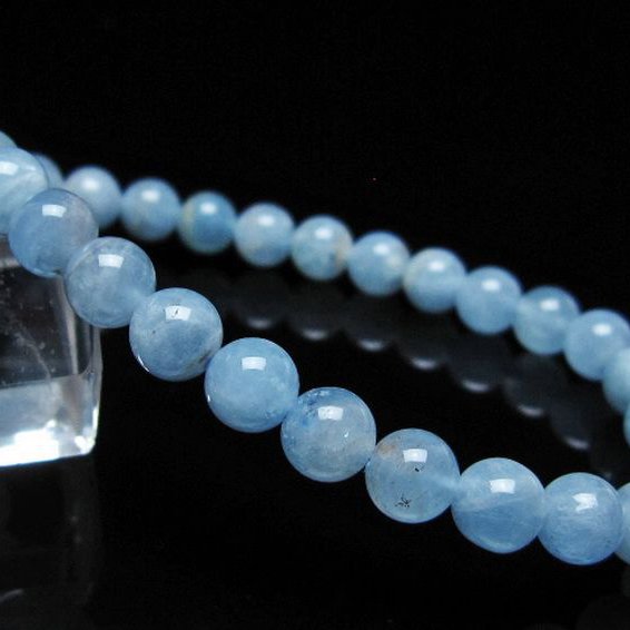 アクアマリン ブレスレット 6mm [T35-20742]
