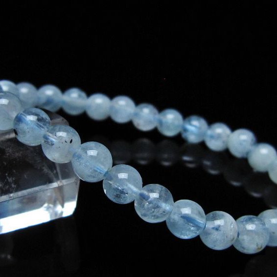 アクアマリン ブレスレット 6mm [t35-20764]