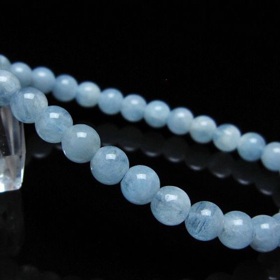 アクアマリン ブレスレット 6mm [t35-20775]