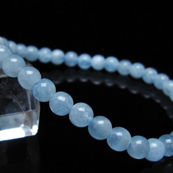 アクアマリン ブレスレット 5mm [t35-20777]