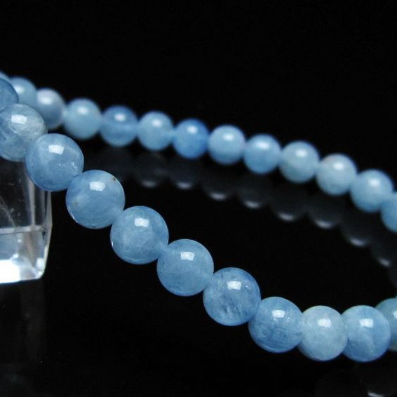 アクアマリン ブレスレット 6mm [t35-20793]