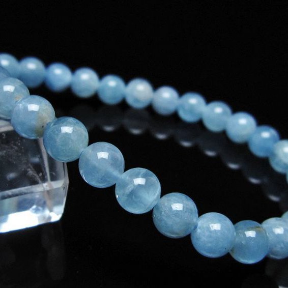 アクアマリン ブレスレット 6mm [T35-20794]