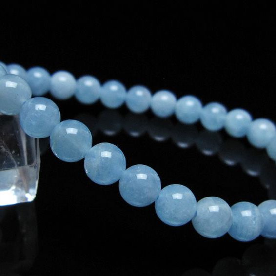 アクアマリン ブレスレット 6mm [t35-20835]