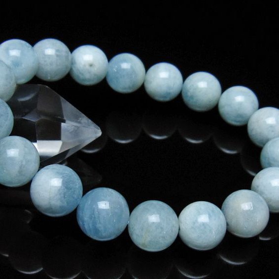 アクアマリン ブレスレット 12mm [t35-21002]