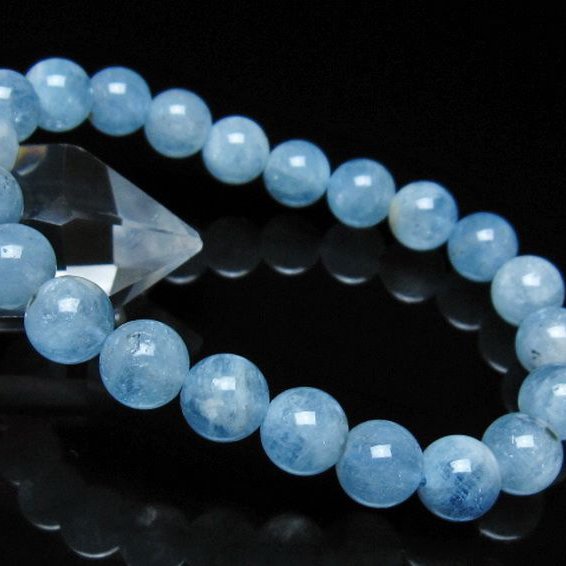 アクアマリン ブレスレット 9mm [t35-21012]