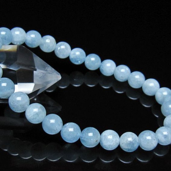 アクアマリン ブレスレット 7mm [t35-21015]