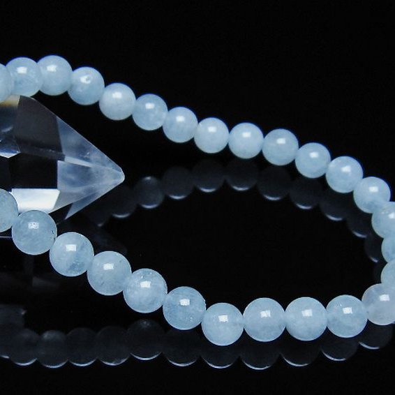 アクアマリン ブレスレット 6mm [t35-21044]