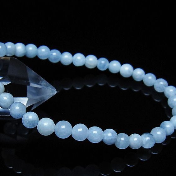 アクアマリン ブレスレット 5mm [t35-21055]