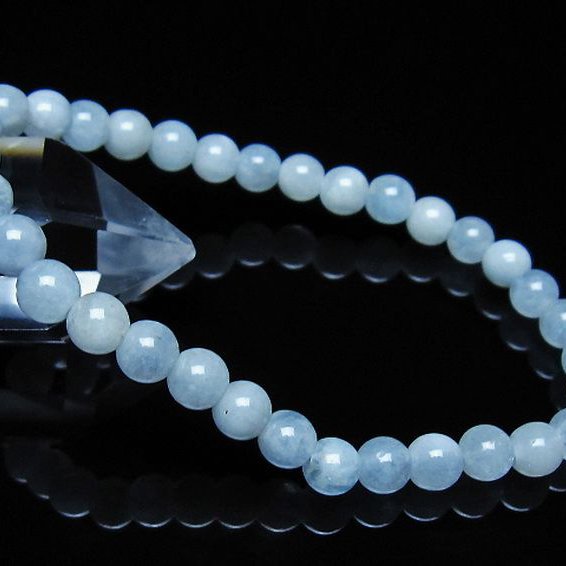 アクアマリン ブレスレット 6mm [t35-21059]