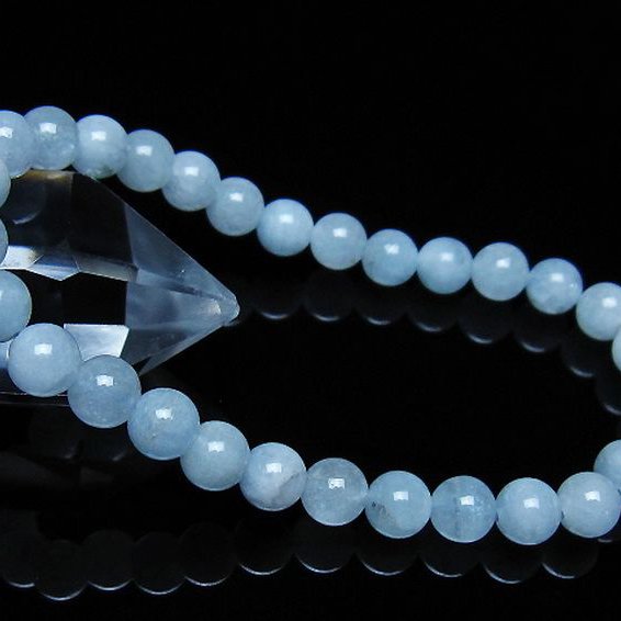 アクアマリン ブレスレット 6mm [t35-21062]