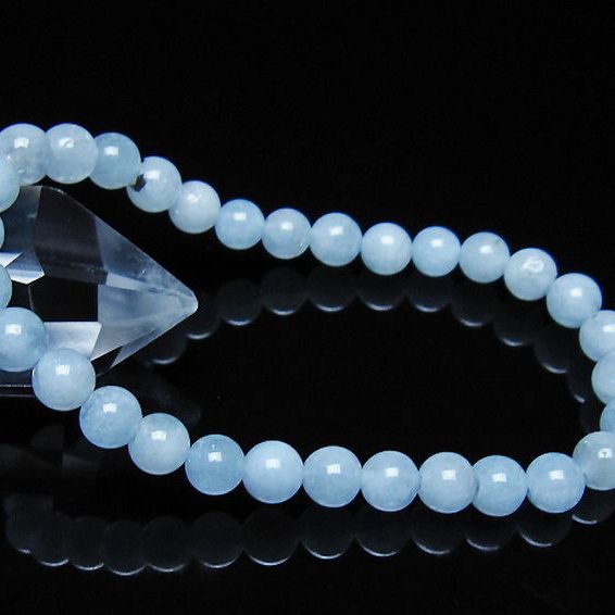 アクアマリン ブレスレット 6mm [t35-21064]