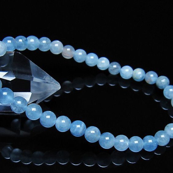 アクアマリン ブレスレット 5mm [t35-21083]
