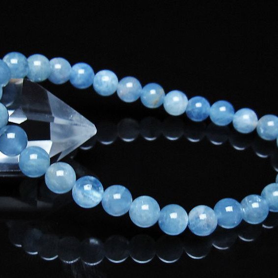アクアマリン ブレスレット 6mm [t35-21093]