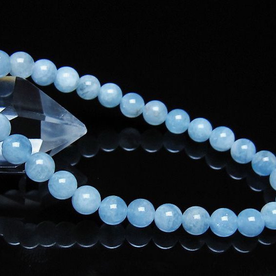 アクアマリン ブレスレット 6mm [t35-21099]