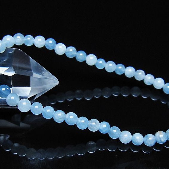 アクアマリン ブレスレット 4mm [t35-21103]