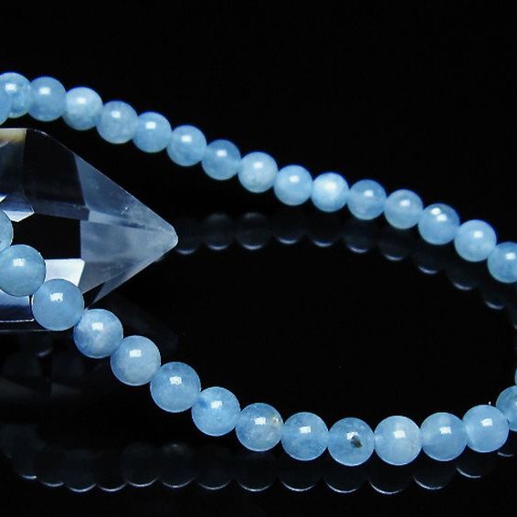 アクアマリン ブレスレット 5mm [t35-21107]