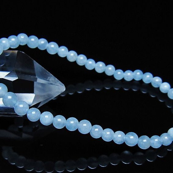 アクアマリン ブレスレット 4mm [t35-21110]
