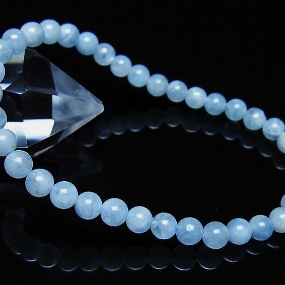 アクアマリン ブレスレット 5mm [t35-21121]