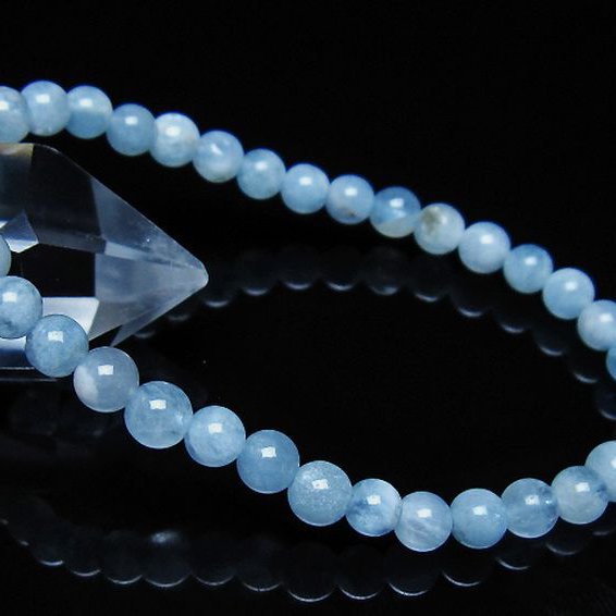 アクアマリン ブレスレット 5mm [t35-21126]