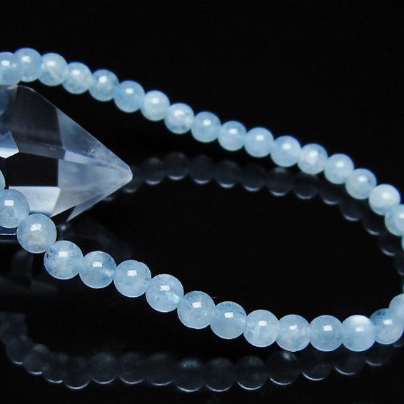 アクアマリン ブレスレット 5mm [t35-21128]