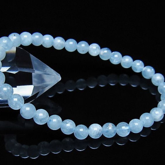 アクアマリン ブレスレット 5mm [t35-21134]
