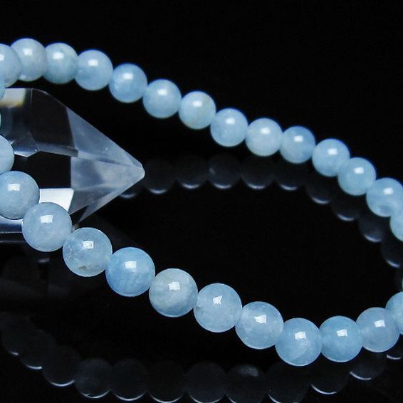 アクアマリン ブレスレット 6mm [t35-21140]